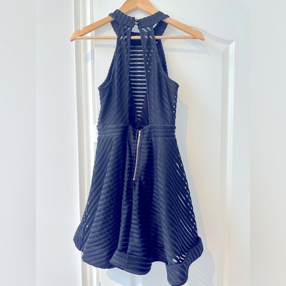 Formal Black Halter Dress - Picture 2 of 2